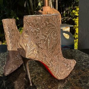 Rose gold louboutin heels